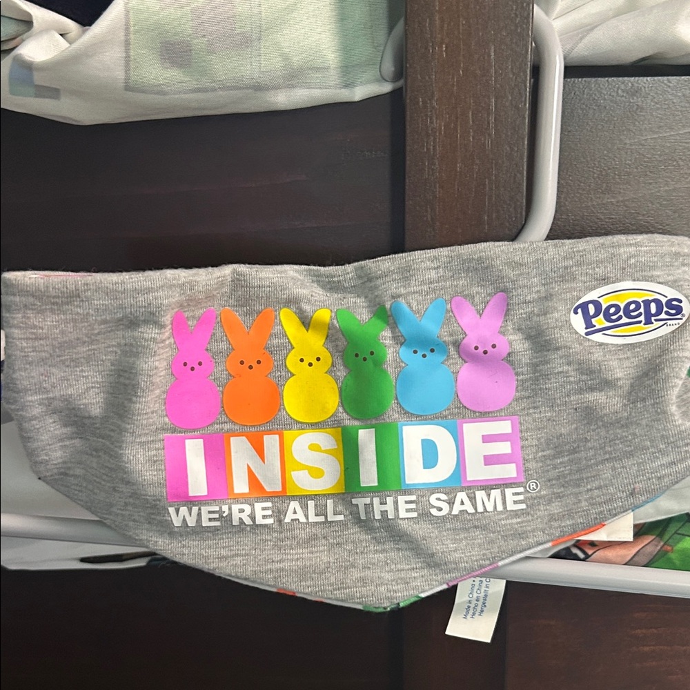 Build-A-Bear Gray Peeps Bandana